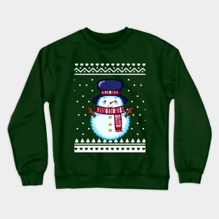 Christmas Sweater Snowman Crewneck Sweatshirt